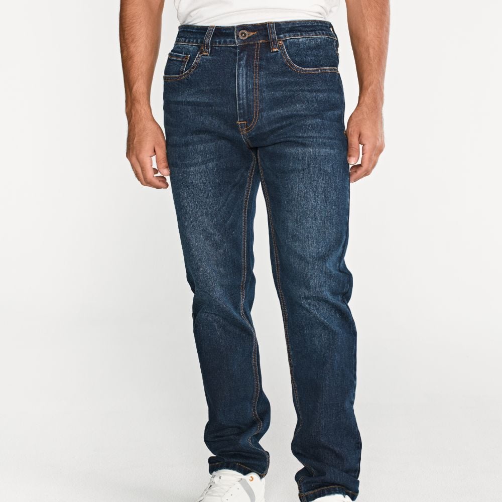 PANTALÓN JEAN HOMBRE ECO STRETCH DENIM SLIM AZUL - 1