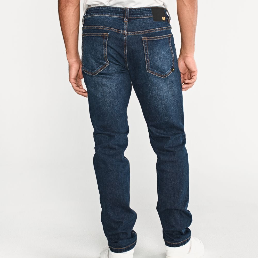 PANTALÓN JEAN HOMBRE ECO STRETCH DENIM SLIM AZUL - 2