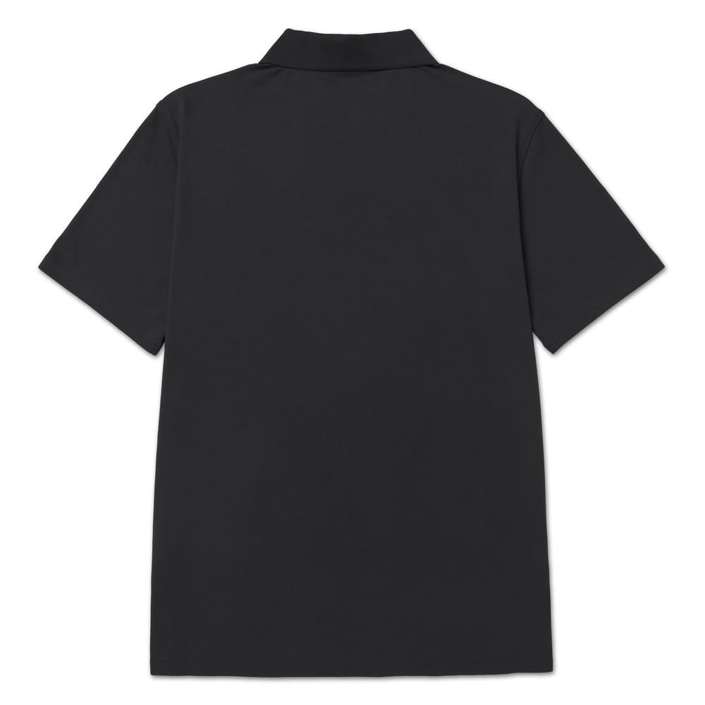 POLO HOMBRE CAT LOGO PIQUE NEGRO - 2