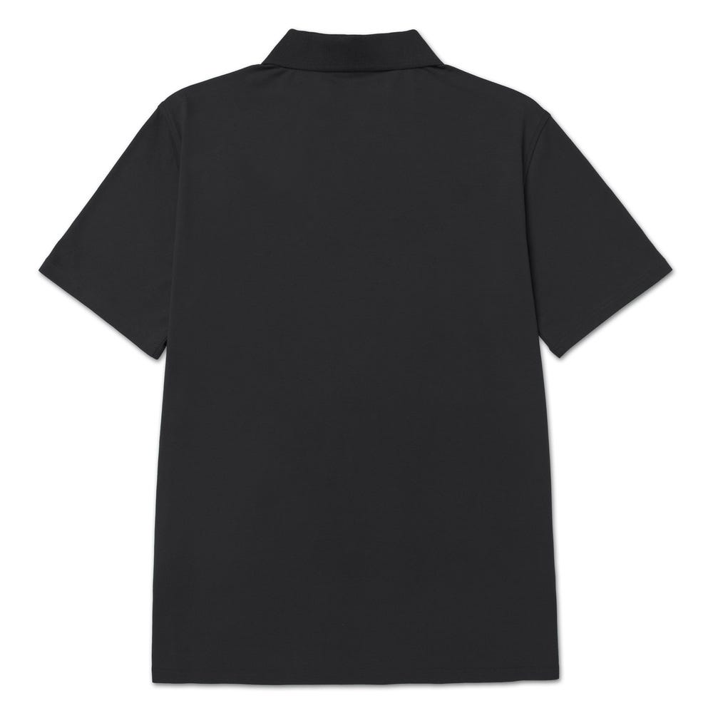 POLO HOMBRE CAT LOGO PIQUE NEGRO - 2
