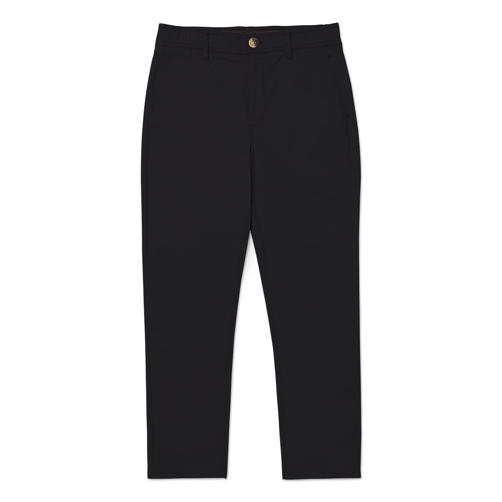 PANTALÓN HOMBRE SLIM TAPERED CHINO NEGRO - 1