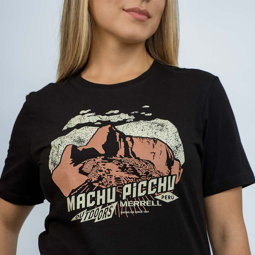 POLO MUJER MACHU PICCHU GRAPHIC NEGRO - 4