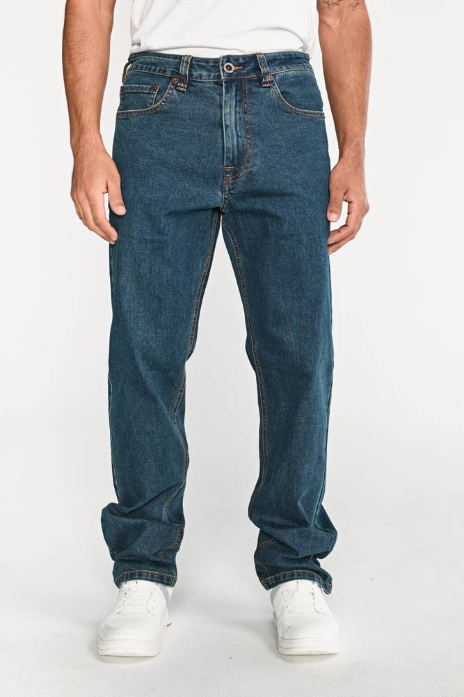 PANTALÓN JEAN HOMBRE TRIBLEND STRETCH DENIM STRAIGHT AZUL - 2