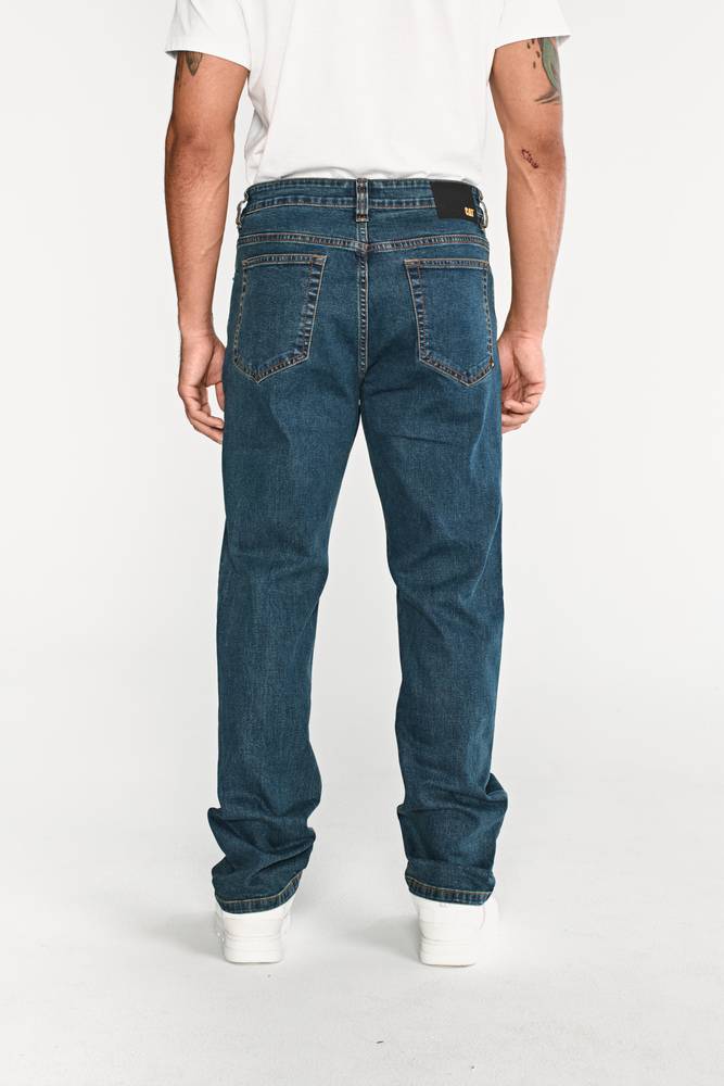 PANTALÓN JEAN HOMBRE TRIBLEND STRETCH DENIM STRAIGHT AZUL - 4