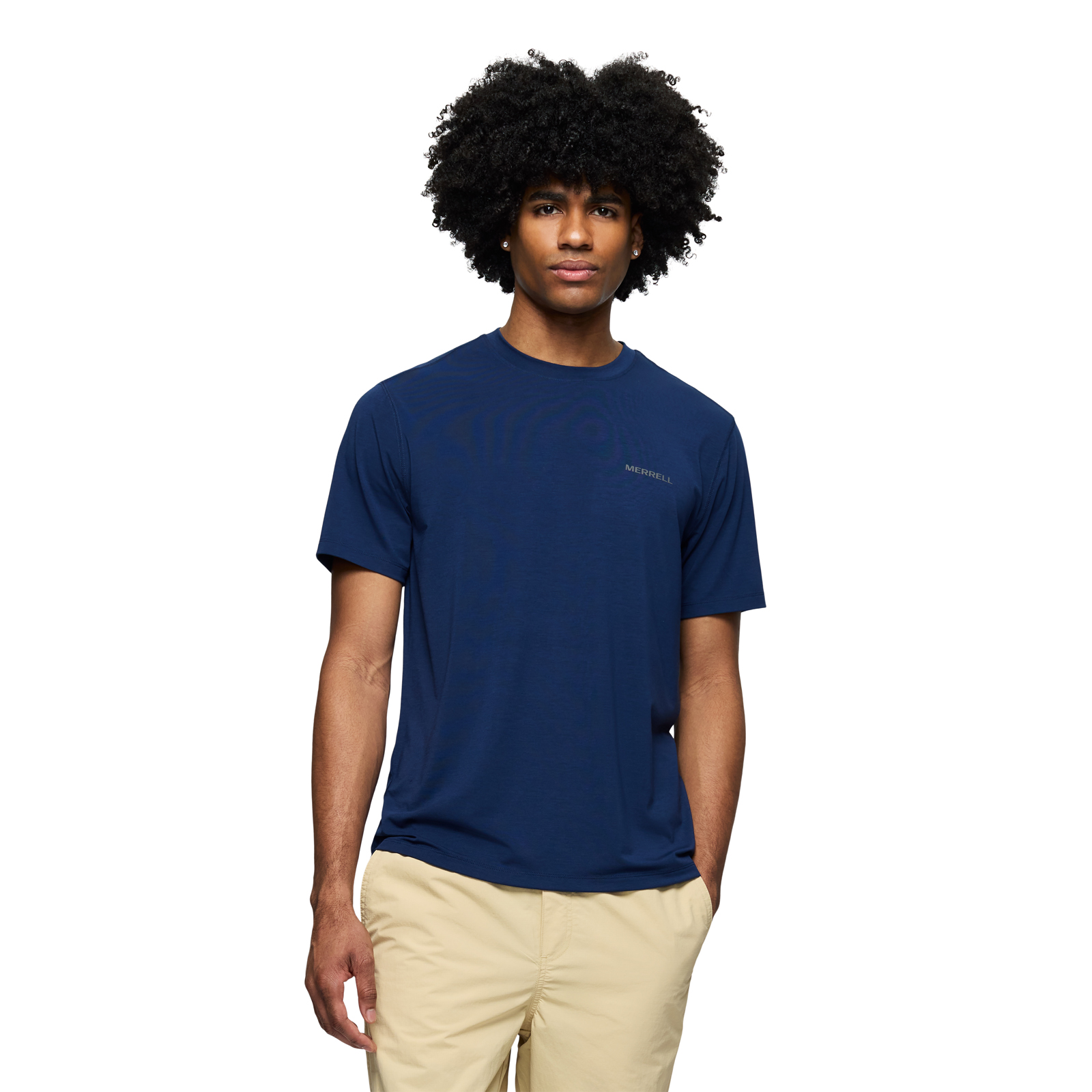 POLO HOMBRE HORIZON TENCEL AZUL - 1