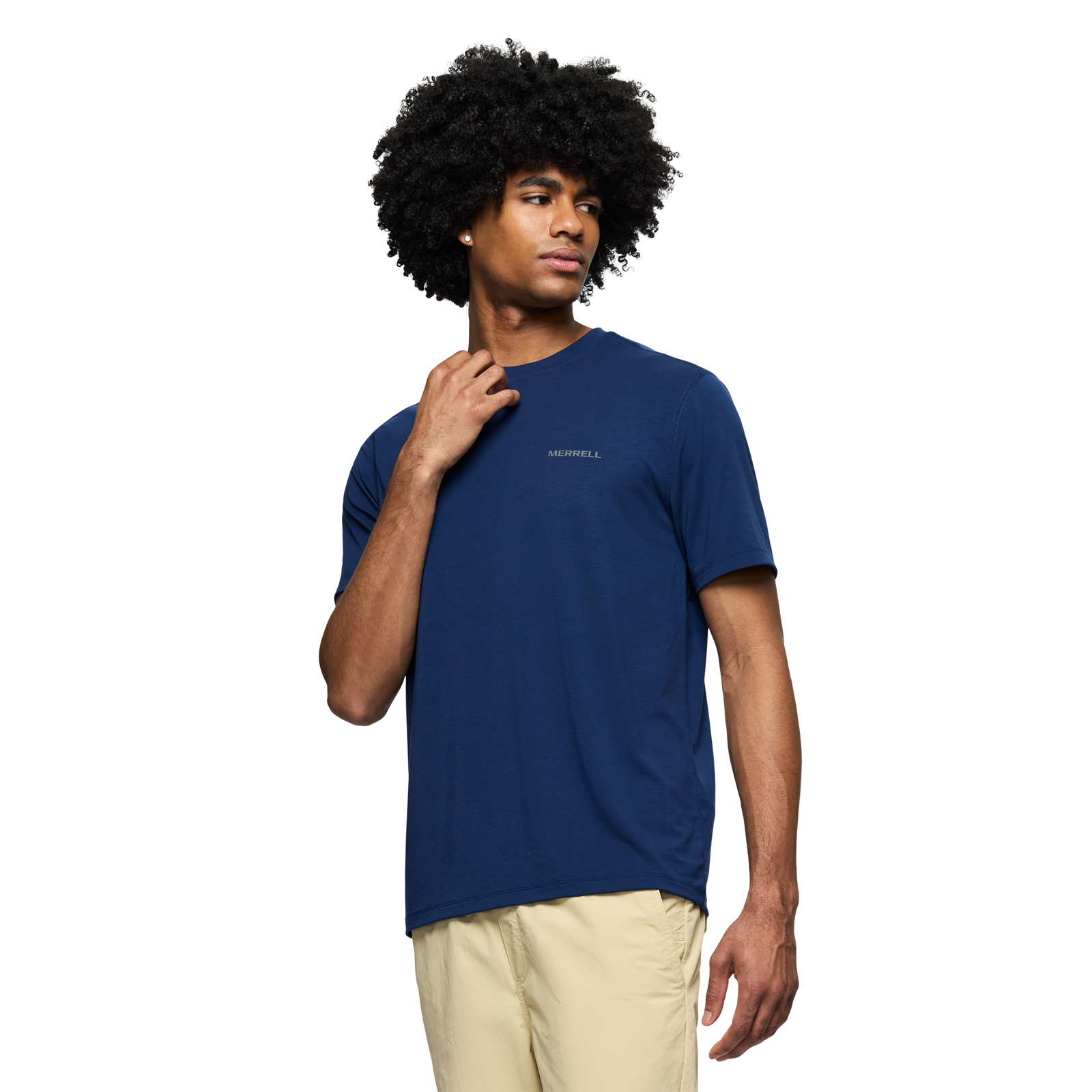 POLO HOMBRE HORIZON TENCEL AZUL - 2