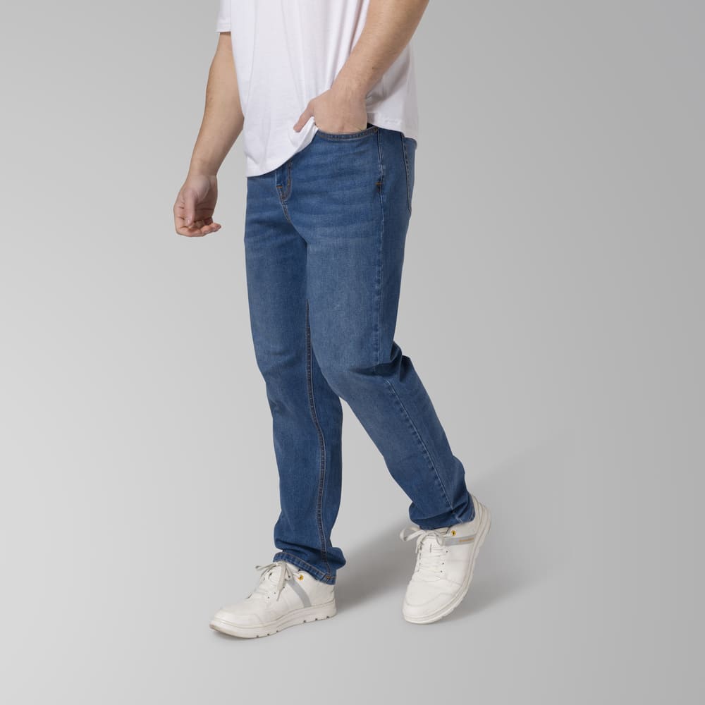 PANTALÓN HOMBRE TRIBLEND STRETCH DENIM SLIM AZUL V1 - 6