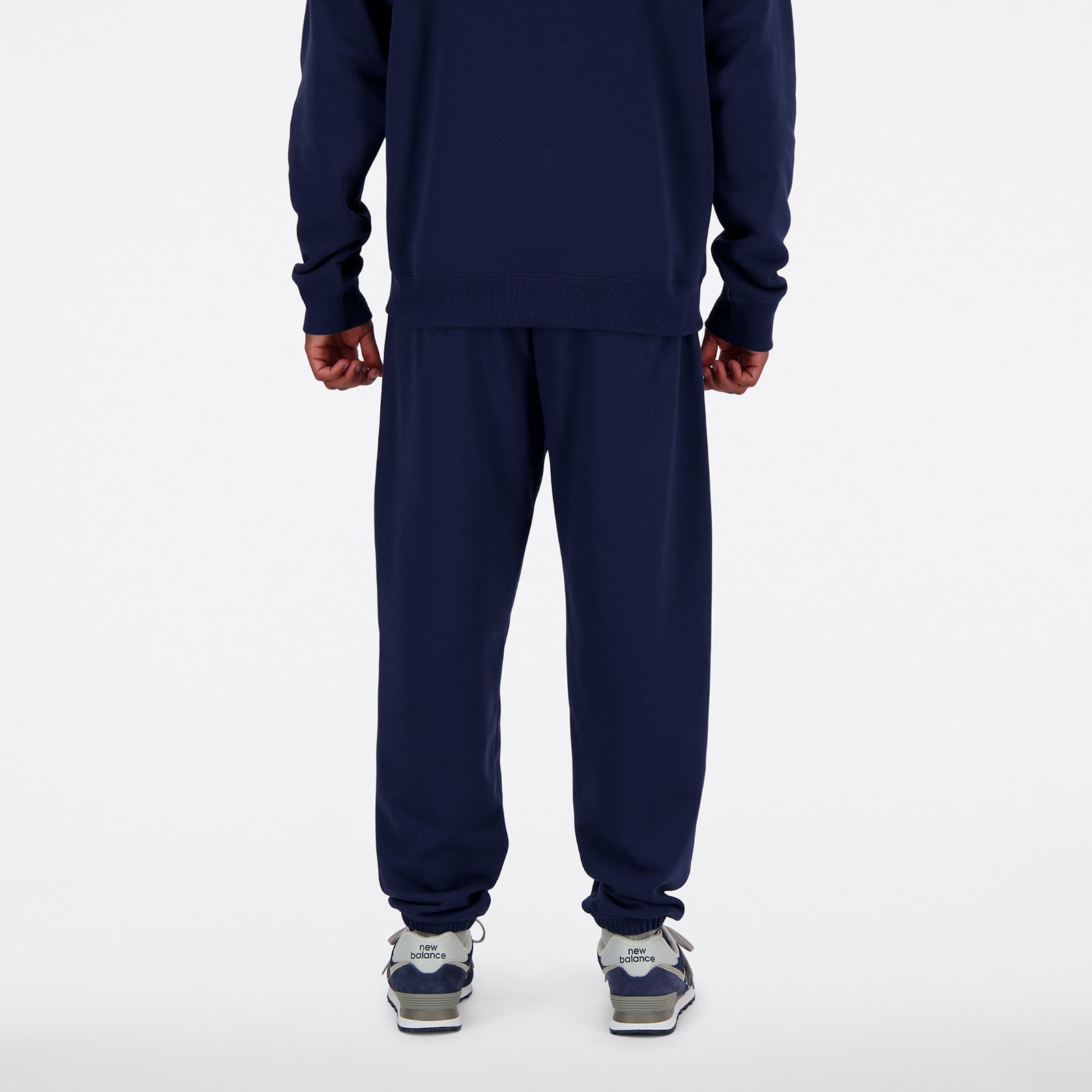 PANTALÓN JOGGER HOMBRE SPORT ESSENTIALS FRENCH TERRY AZUL V2 - 3