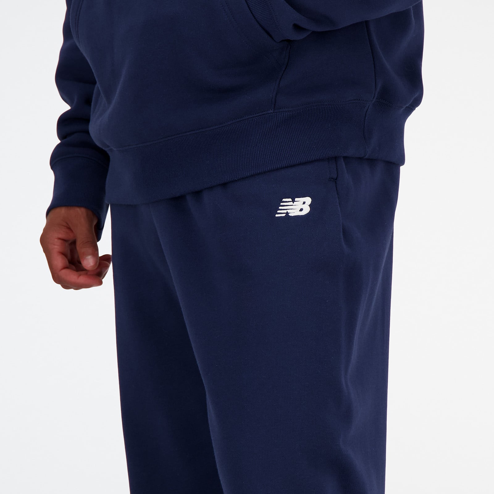 PANTALÓN JOGGER HOMBRE SPORT ESSENTIALS FRENCH TERRY AZUL V2 - 4