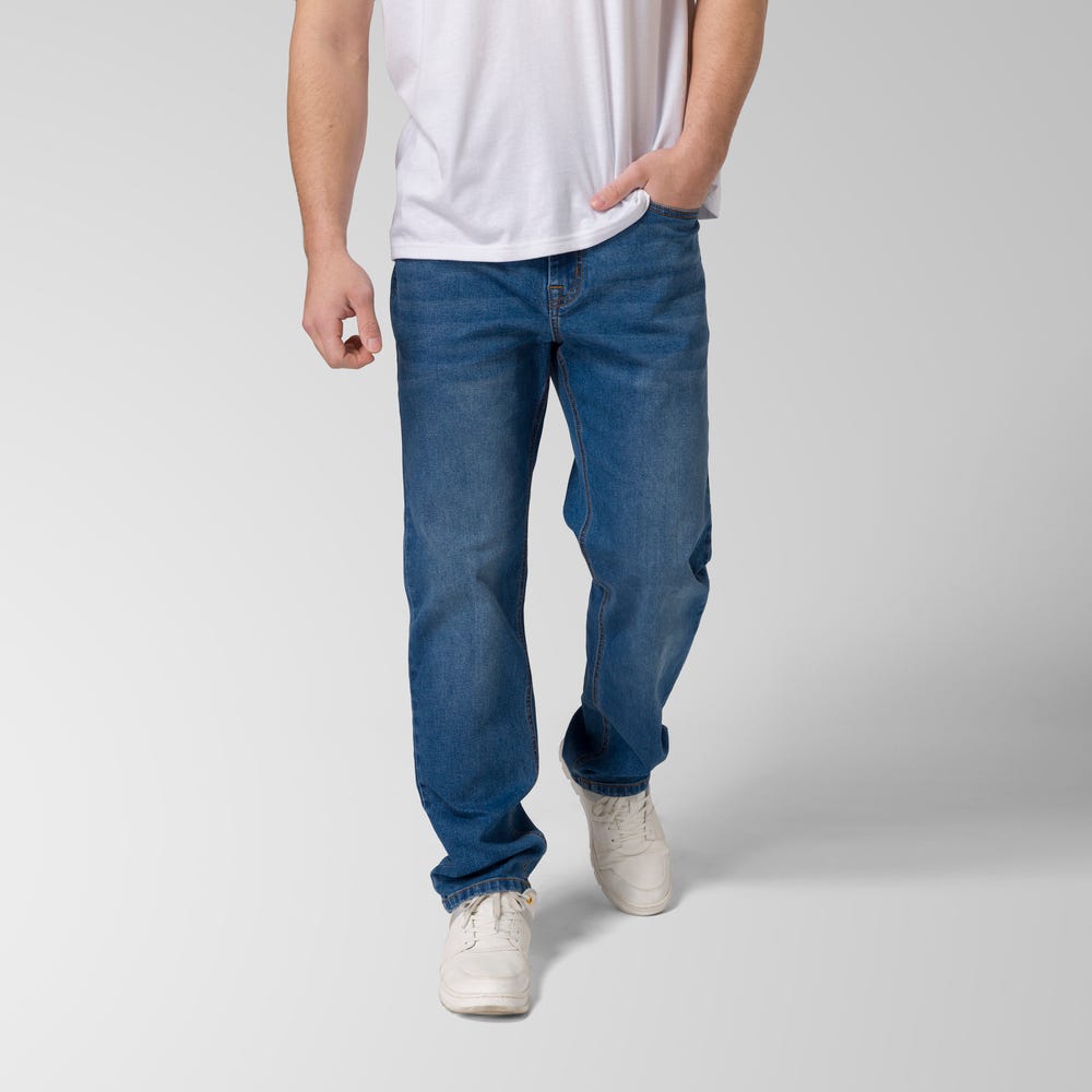 PANTALÓN HOMBRE TRIBLEND STRETCH DENIM STRAIGHT AZUL V1 - 7