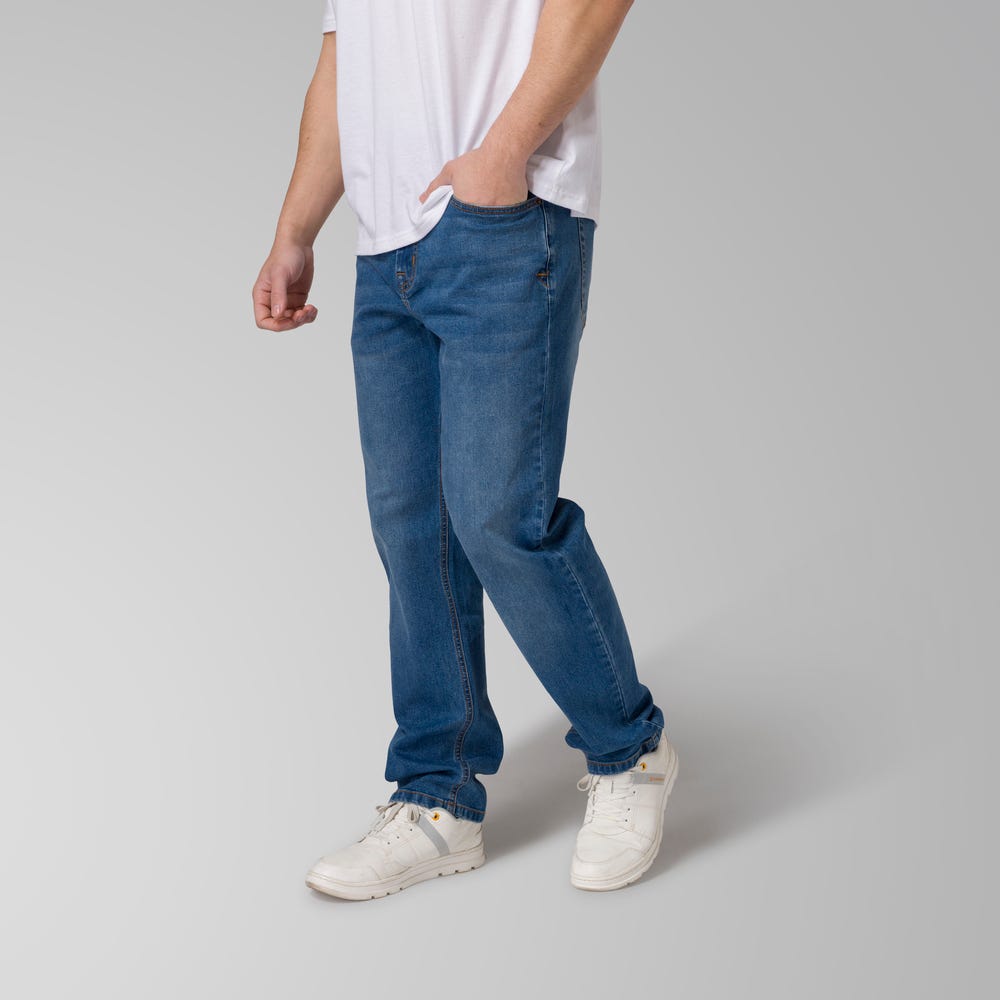 PANTALÓN HOMBRE TRIBLEND STRETCH DENIM STRAIGHT AZUL V1 - 8