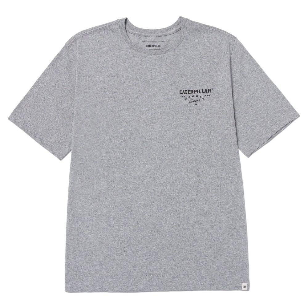 POLO HOMBRE HERITAGE PEORIA GRAPHIC GRIS - 1