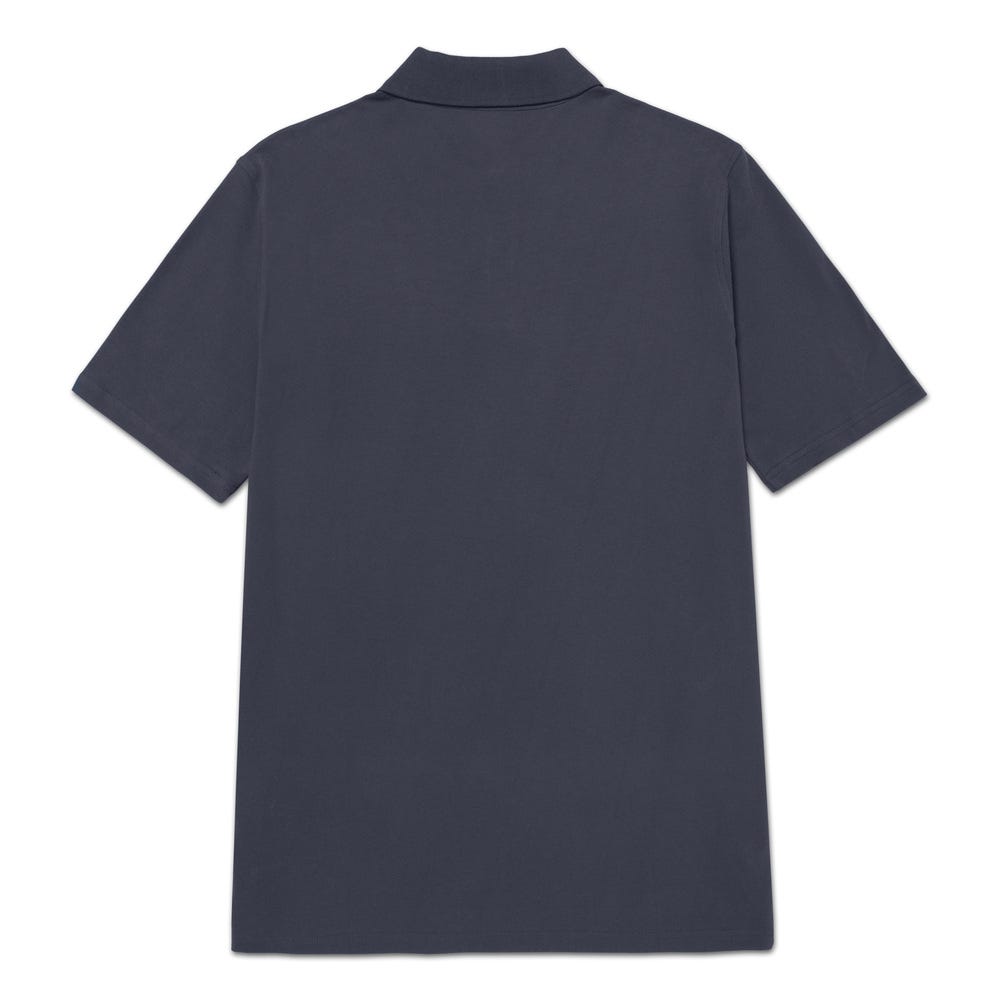 POLO HOMBRE CAT LOGO PIQUE AZUL V2 - 2