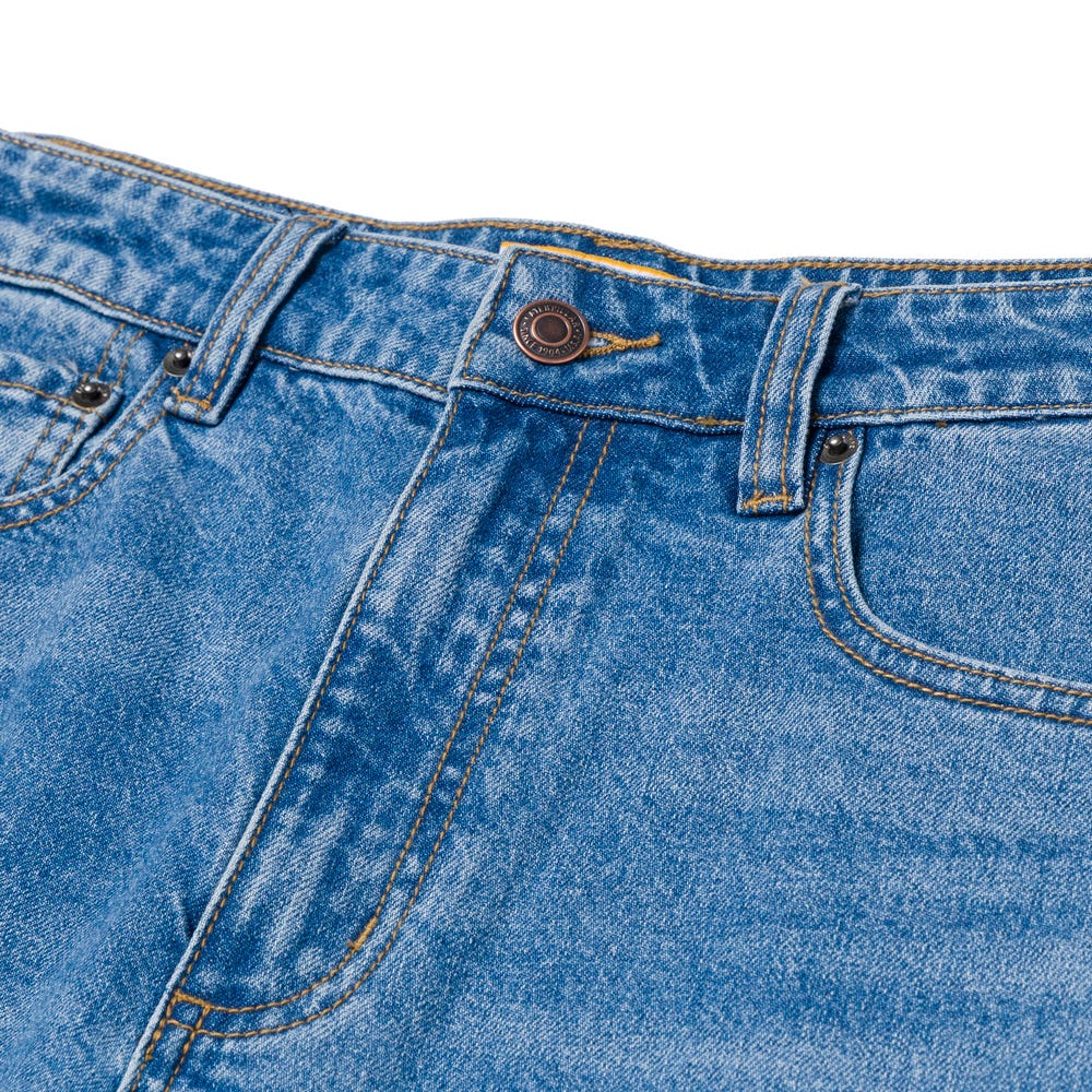PANTALÓN HOMBRE COMFORT RIGID DENIM SLIM AZUL - 3