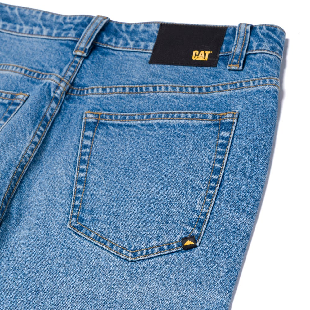 PANTALÓN HOMBRE COMFORT RIGID DENIM SLIM AZUL - 5
