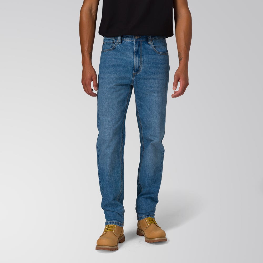 PANTALÓN HOMBRE COMFORT RIGID DENIM SLIM AZUL - 7