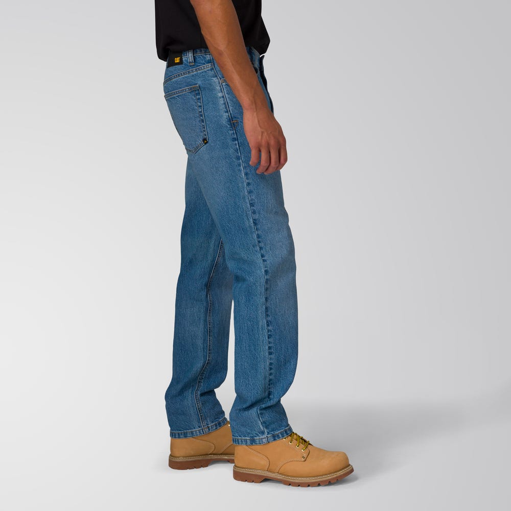 PANTALÓN HOMBRE COMFORT RIGID DENIM SLIM AZUL - 9