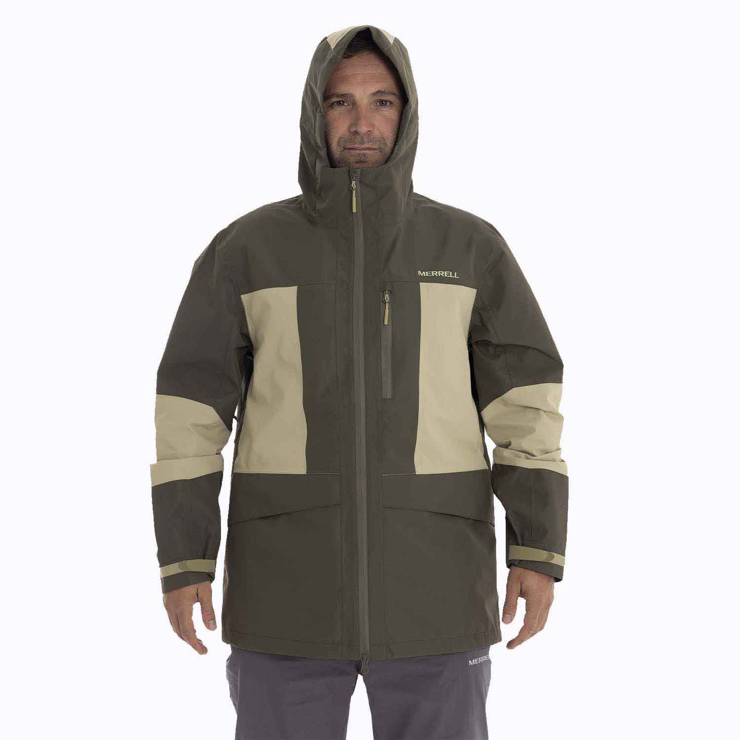 CASACA HOMBRE BRAVO HARD SHELL VERDE - 4