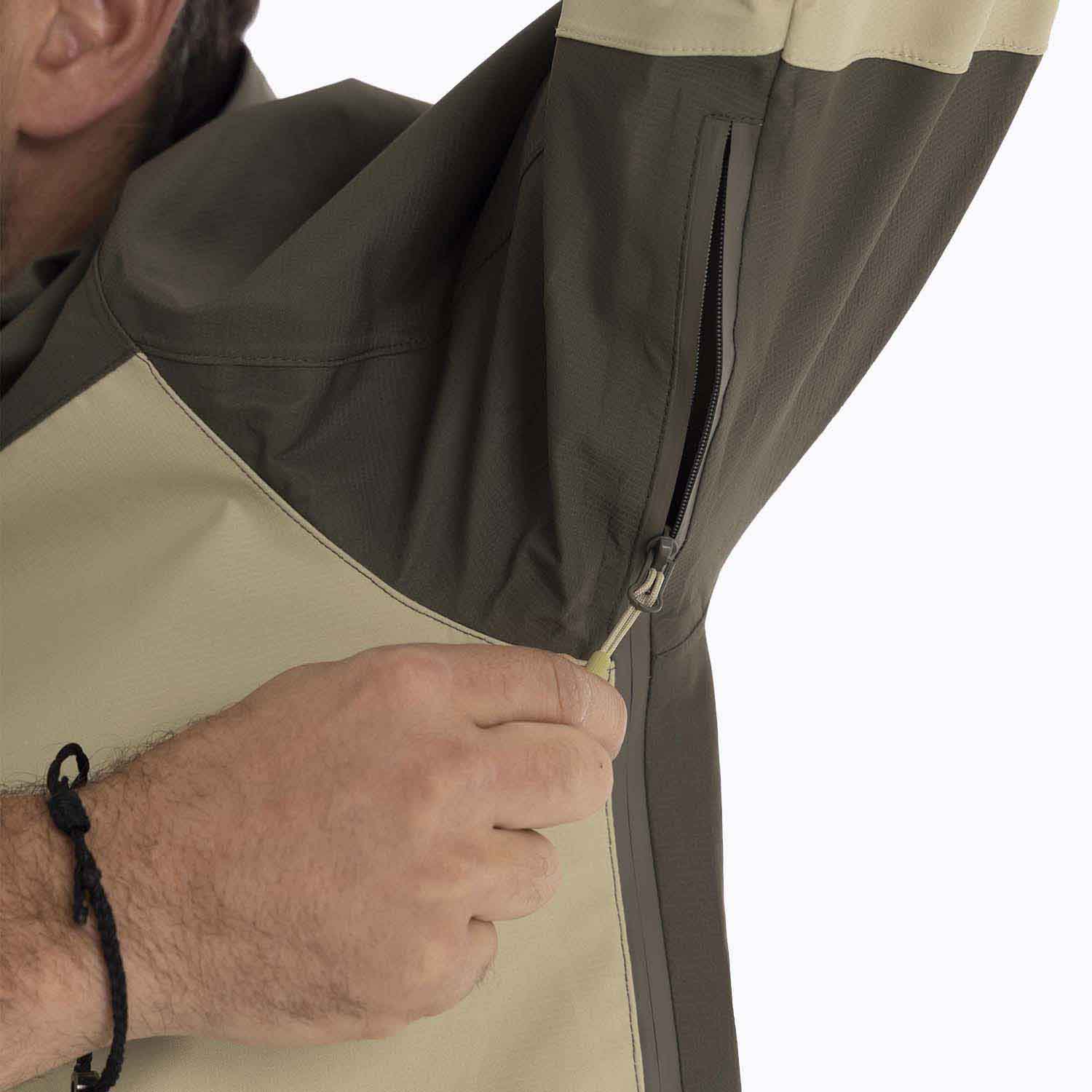 CASACA HOMBRE BRAVO HARD SHELL VERDE - 7