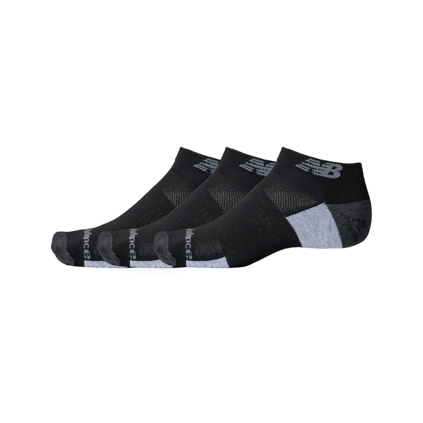 MEDIAS UNISEX PERFORMANCE CUSHIONED LOWCUT 3 PACK NEGRO - 1