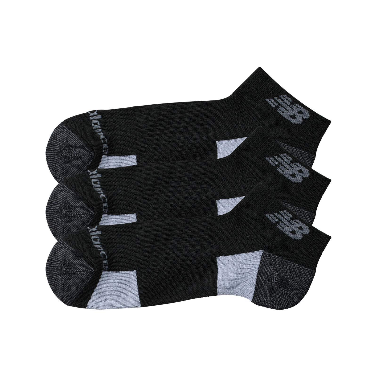 MEDIAS UNISEX PERFORMANCE CUSHIONED LOWCUT 3 PACK NEGRO - 2