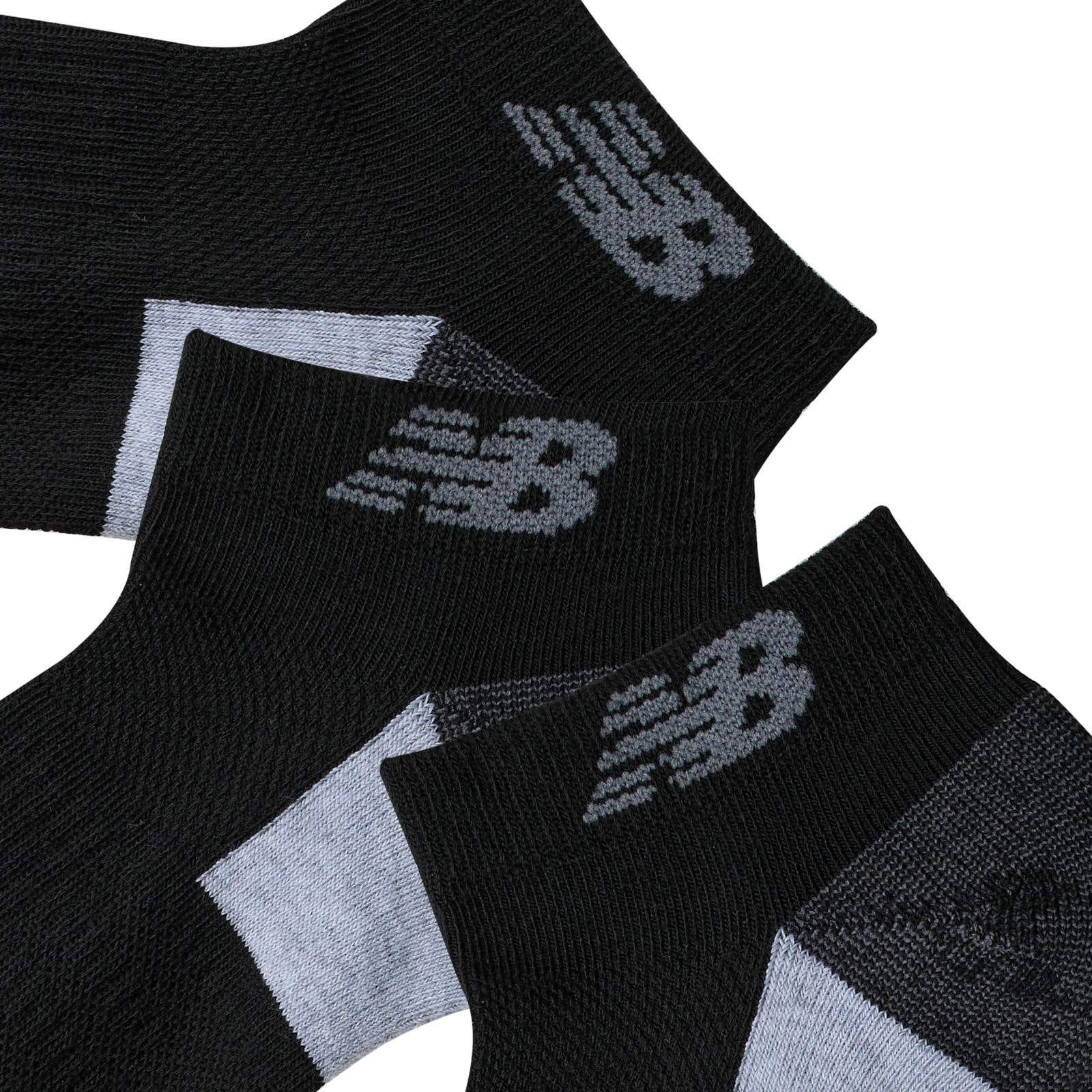 MEDIAS UNISEX PERFORMANCE CUSHIONED LOWCUT 3 PACK NEGRO - 3