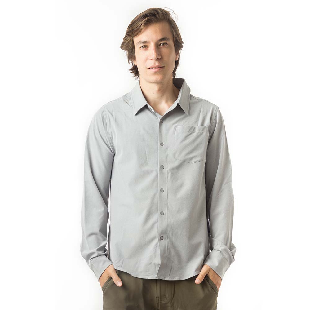CAMISA HOMBRE CUMBERLAND GRIS - 1