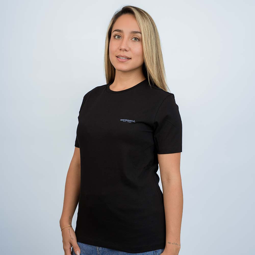 POLO MUJER BASIC MERRELL EST NEGRO - 5
