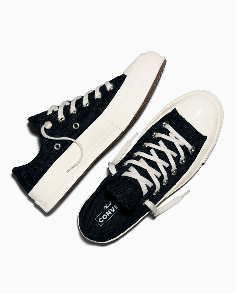 ZAPATILLAS MUJER CHUCK 70 RETRO FLORAL NEGRO - 3