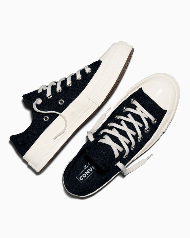 ZAPATILLAS MUJER CHUCK 70 RETRO FLORAL NEGRO - 3