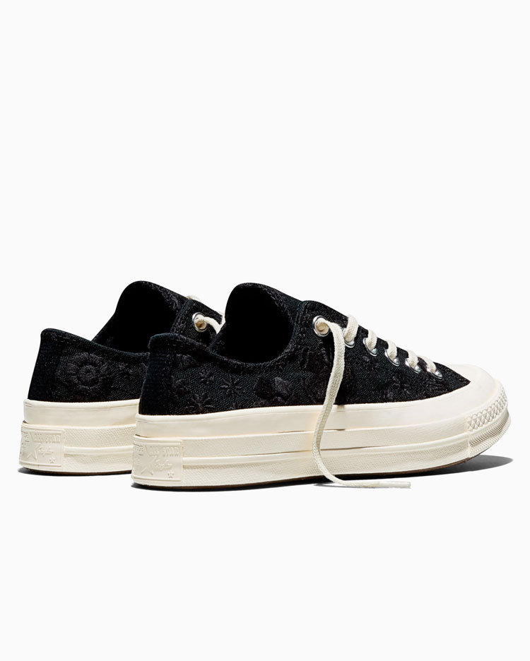 ZAPATILLAS MUJER CHUCK 70 RETRO FLORAL NEGRO - 5
