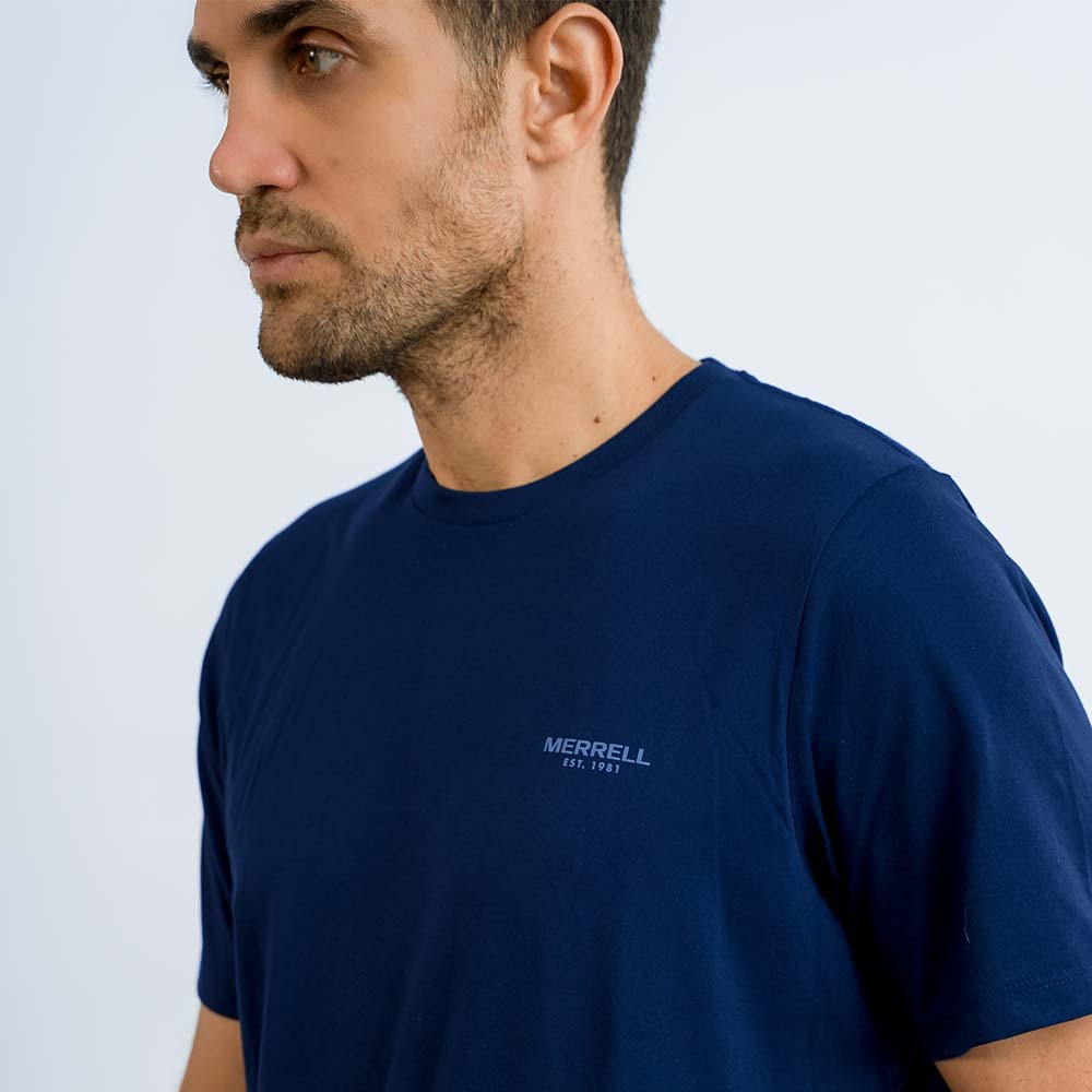 POLO HOMBRE BASIC MERRELL EST AZUL - 5