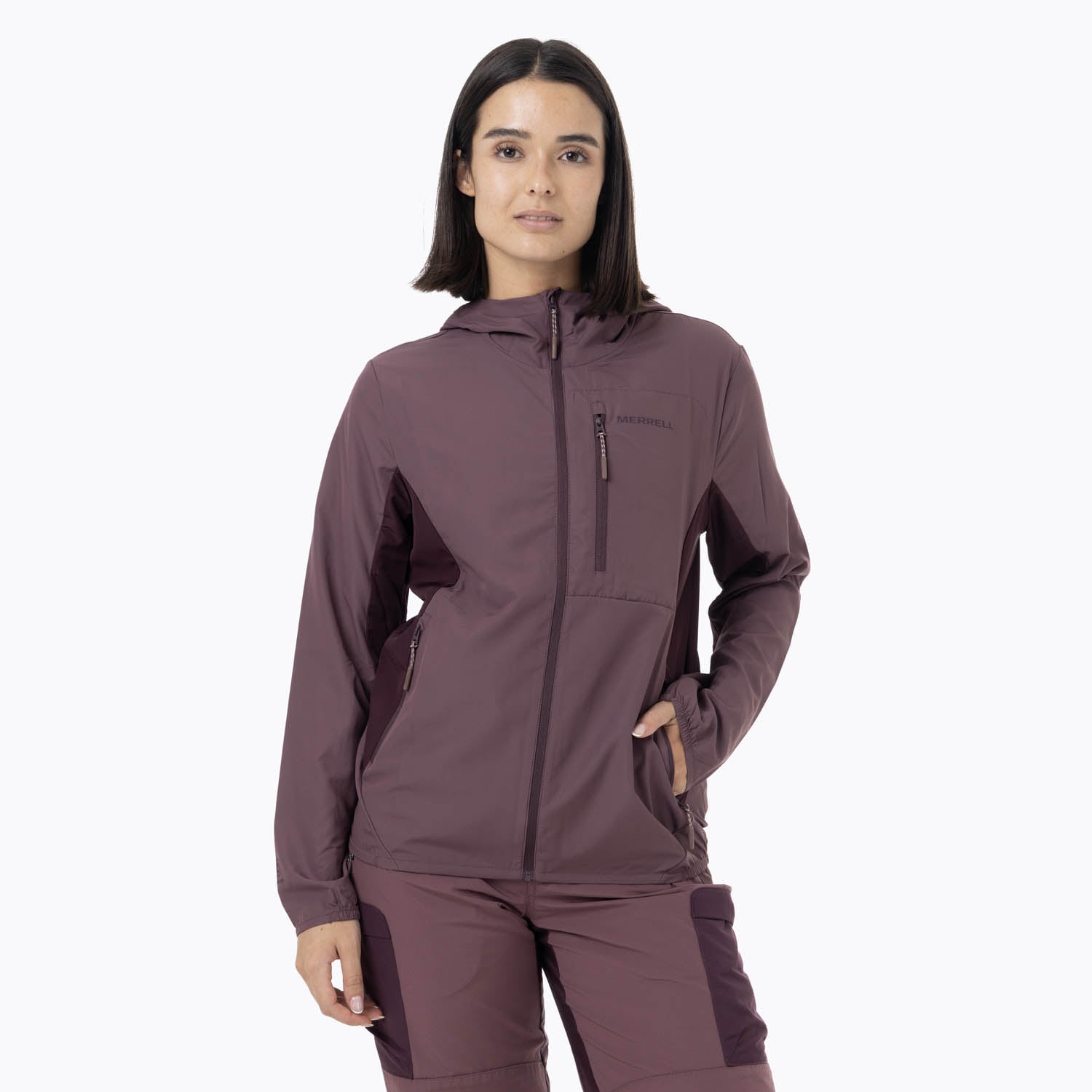 CASACA MUJER TRAIL WINDJACKET ROSADO - 1