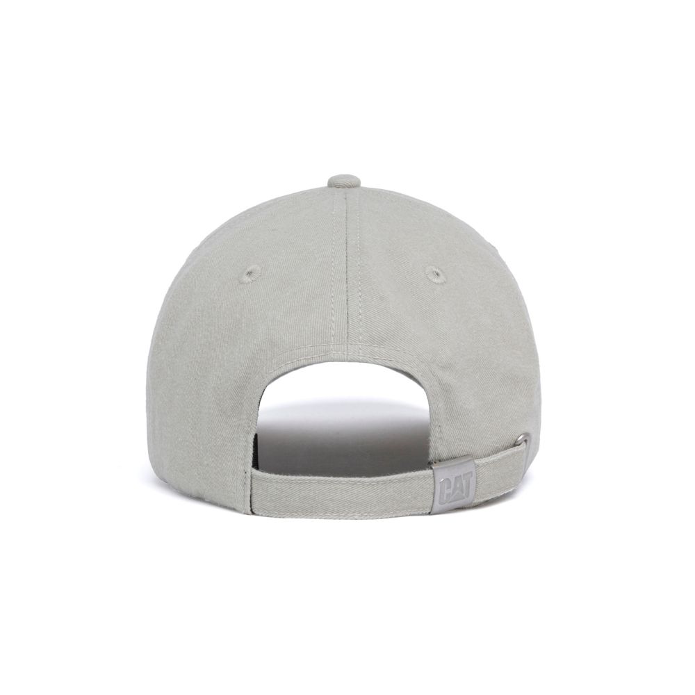 GORRO UNISEX ADULTO PIGMENT DYED CAT LOGO GRIS - 2