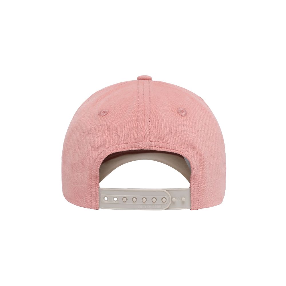 GORRO UNISEX 6 PANEL UNSTRUCTURED CAT PATCH  ROSADO - 2