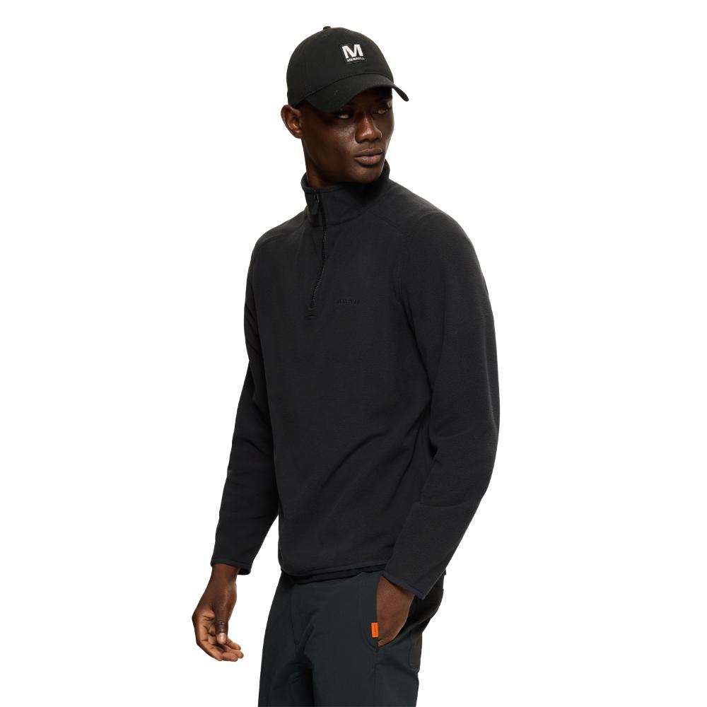 POLERA HOMBRE WHITE PINE QUARTER ZIP NEGRO - 2