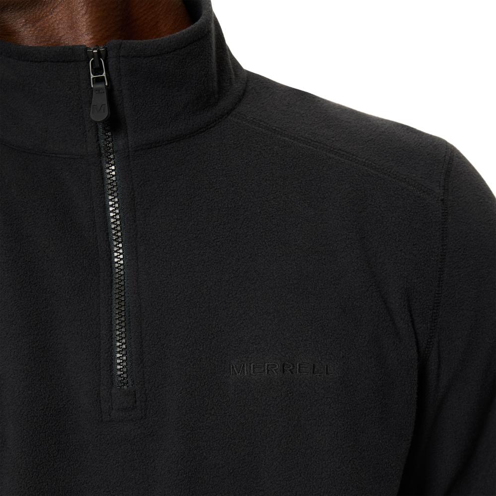 POLERA HOMBRE WHITE PINE QUARTER ZIP NEGRO - 5
