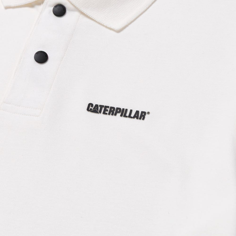 POLO HOMBRE CATERPILLAR SLIM BLANCO - 3