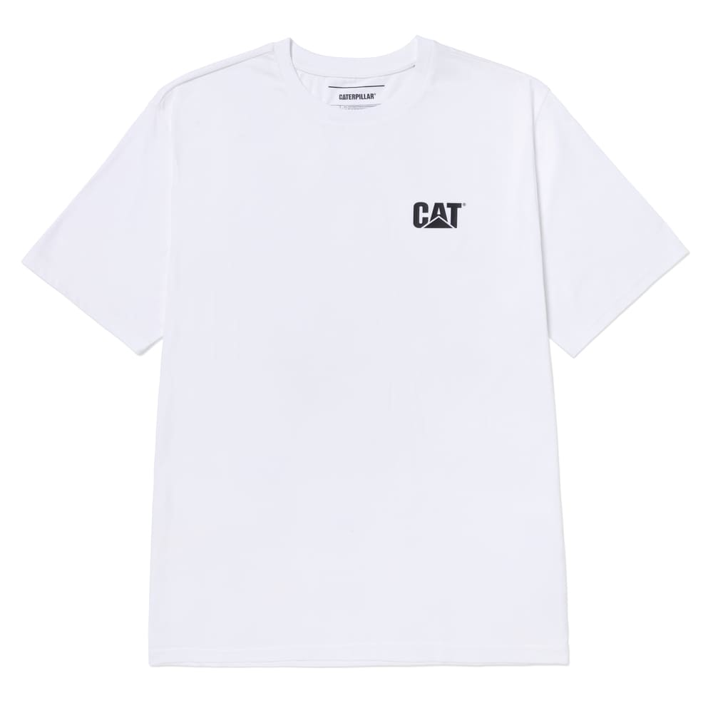 POLO HOMBRE CAT SMALL LOGO BLANCO - 1