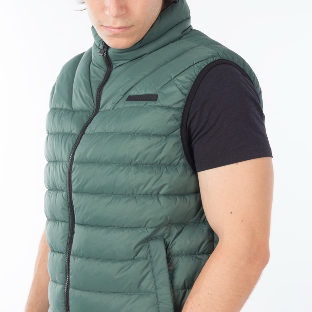 CHALECO KANE SUPER LIGHTWEIGHT PACKABLE PUFFER VEST VERDE - 4