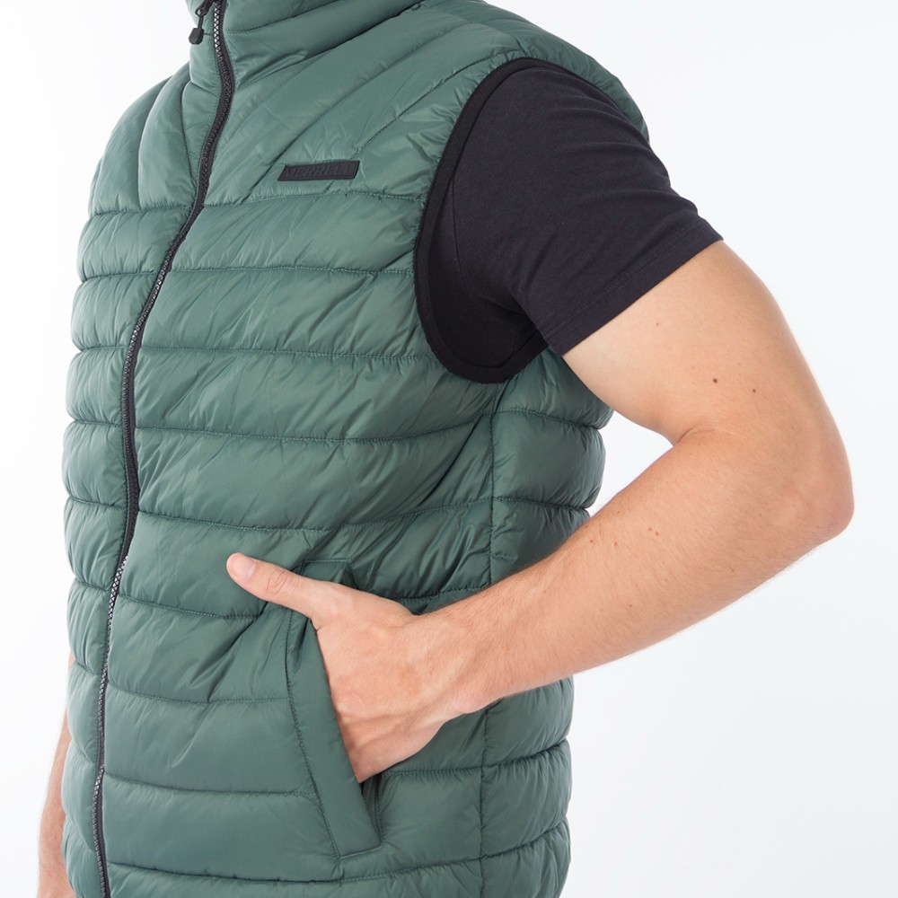 CHALECO KANE SUPER LIGHTWEIGHT PACKABLE PUFFER VEST VERDE - 8
