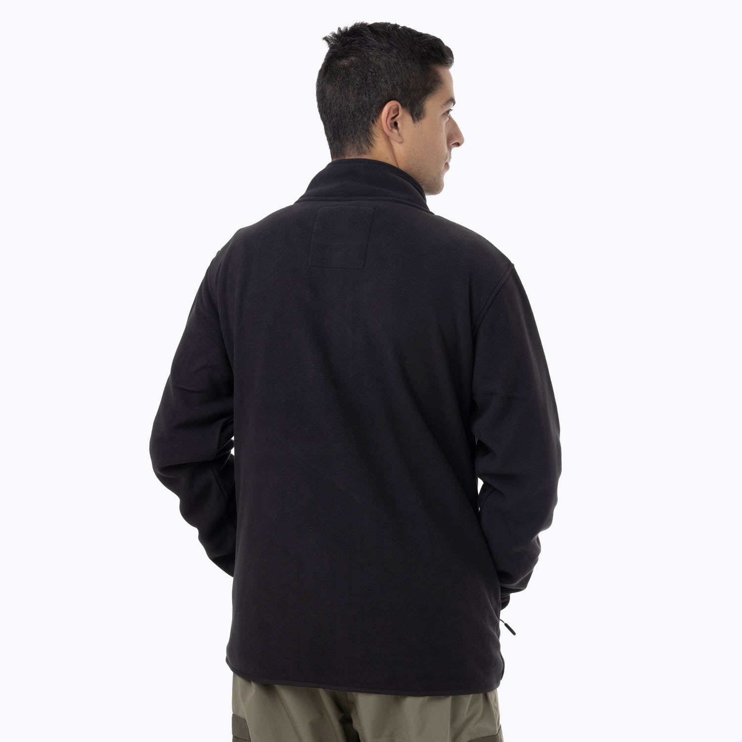 CASACA HOMBRE DEKAUS MICROFLEECE FULL ZIPPER NEGRO - 3