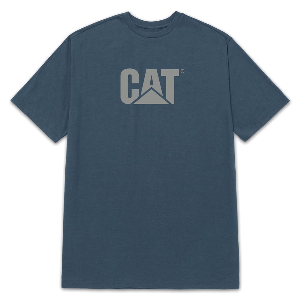 POLO HOMBRE CAT LOGO AZUL - 1