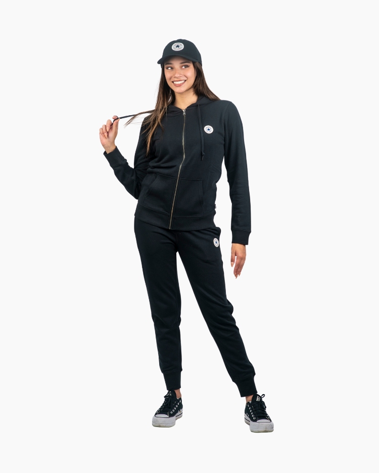 PANTALÓN JOGGER MUJER FT CHUCK NEGRO - 2