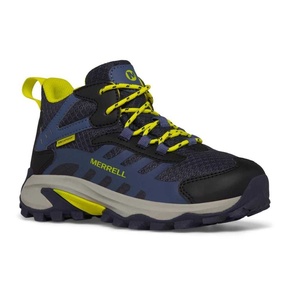 BOTINES NIÑO MOAB SPEED 2 MID WTRPF AZUL - 1