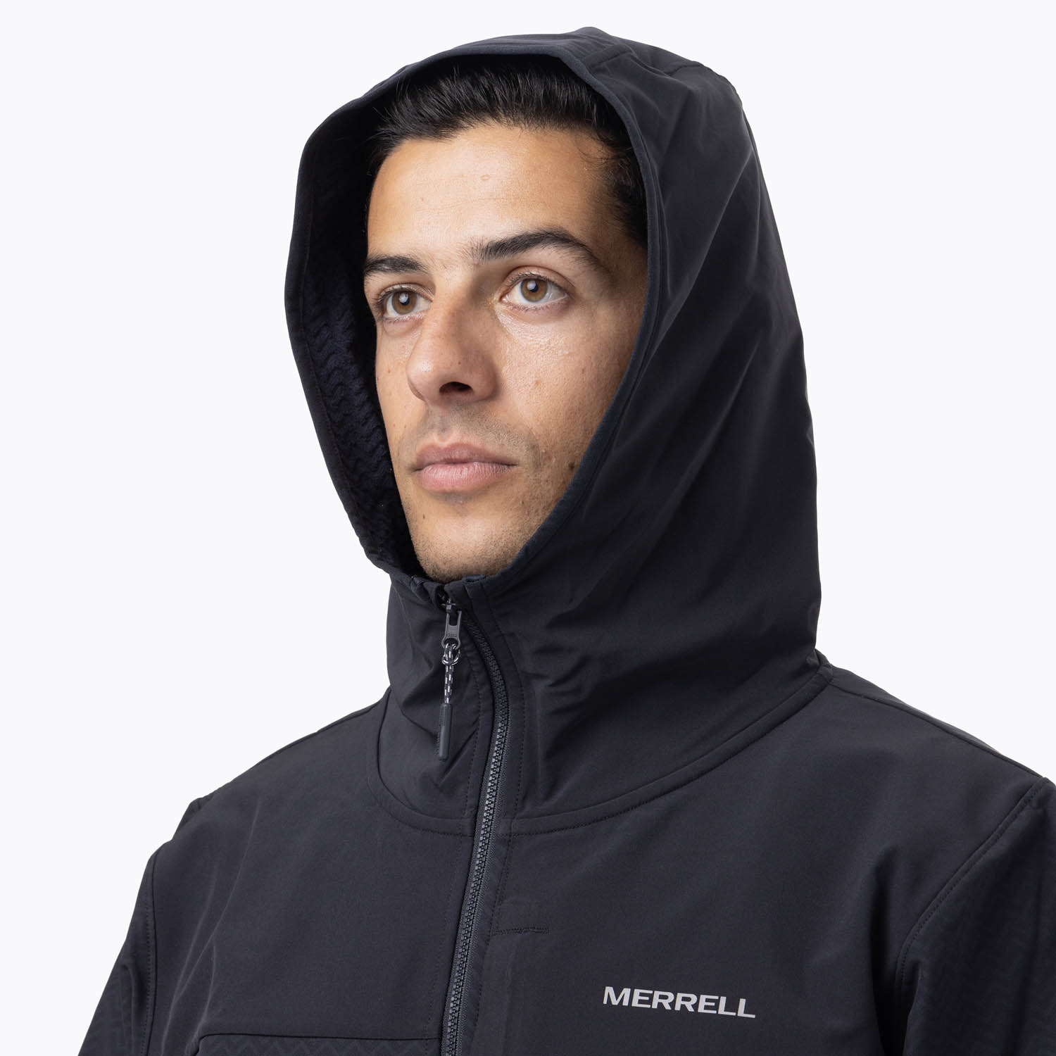 CASACA HOMBRE MEZEIS SWEATSHIRT FULL ZIPPER NEGRO - 4
