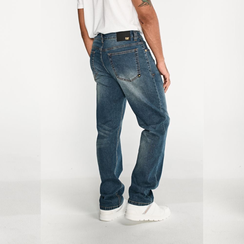 PANTALÓN JEAN HOMBRE TRIBLEND STRETCH DENIM STRAIGHT AZUL - 3