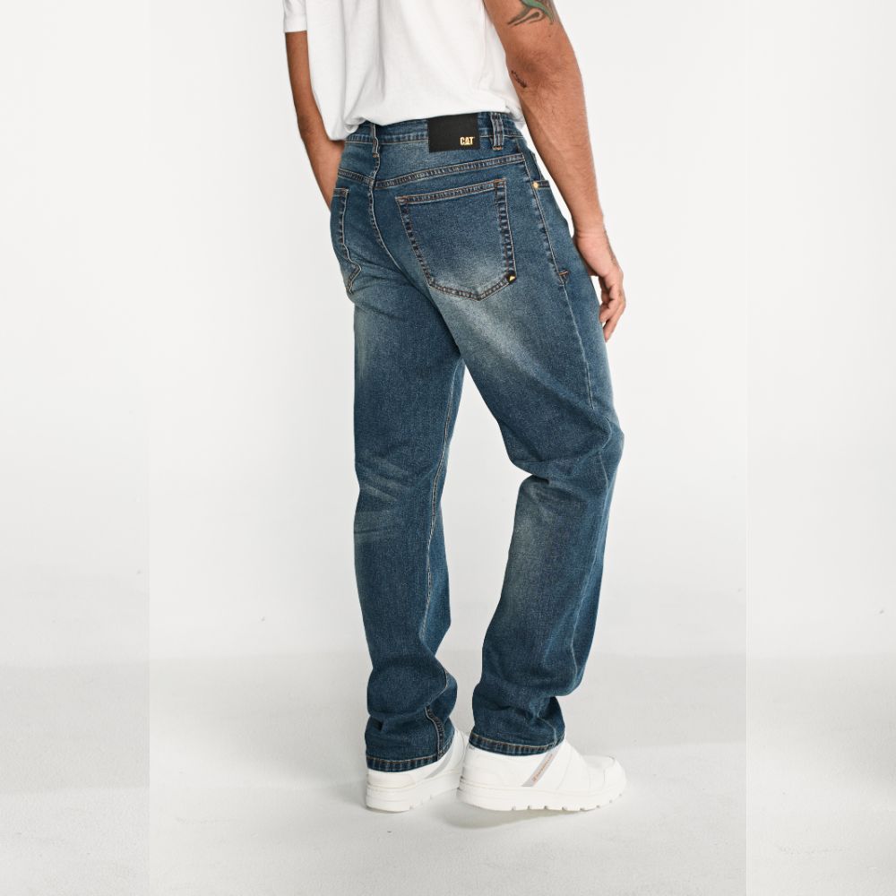 PANTALÓN JEAN HOMBRE TRIBLEND STRETCH DENIM STRAIGHT AZUL - 3