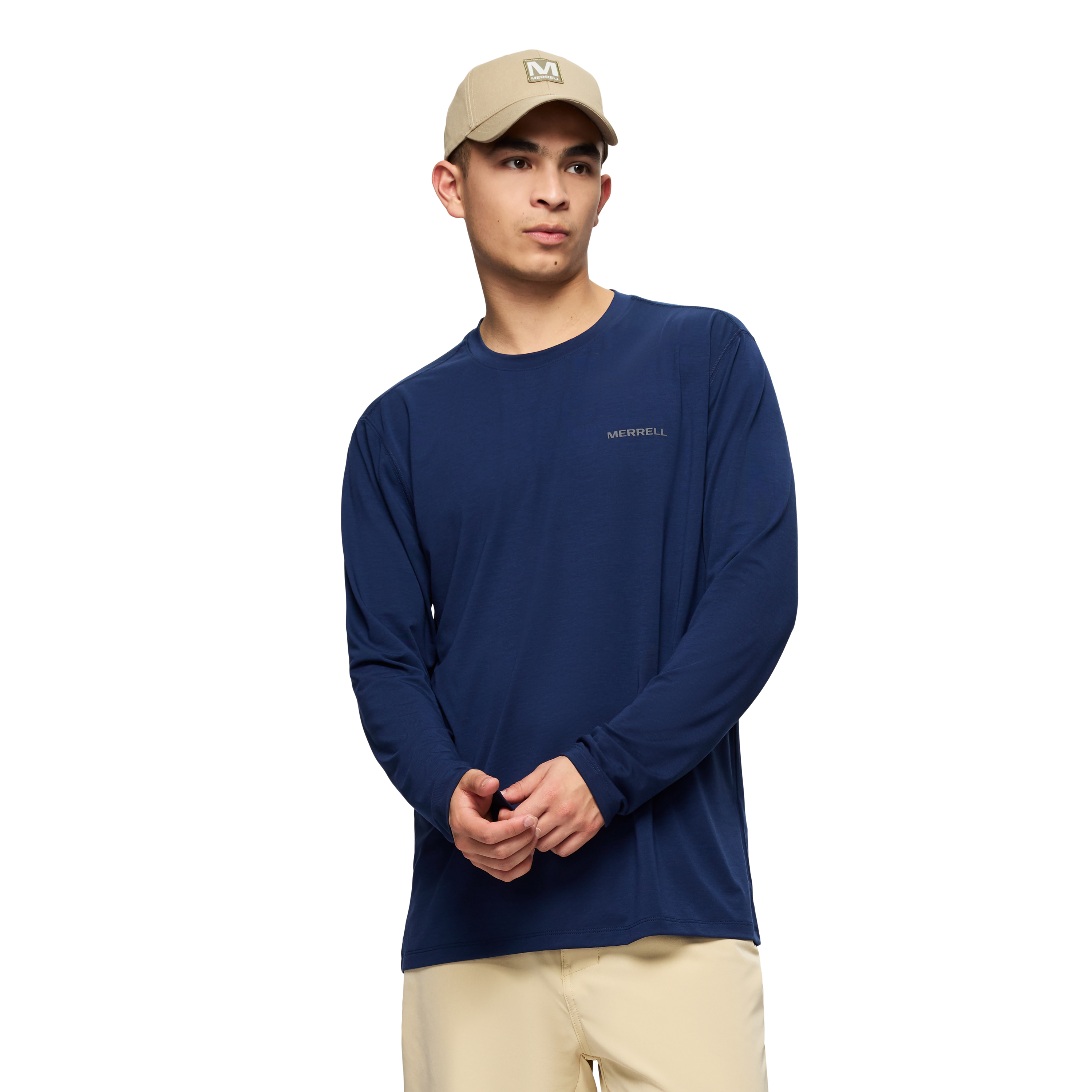 POLO HOMBRE VISTA TENCEL LS AZUL - 1