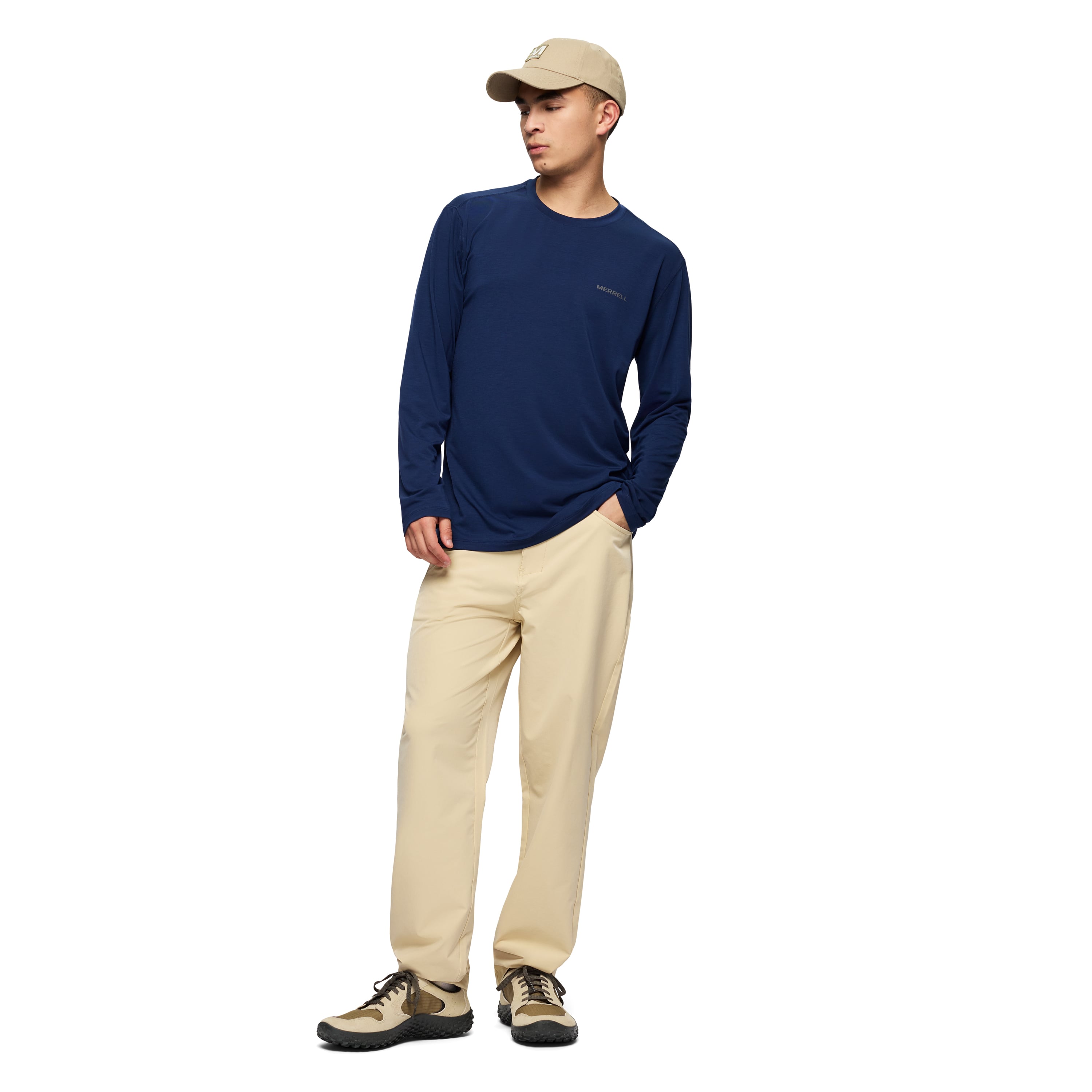POLO HOMBRE VISTA TENCEL LS AZUL - 4